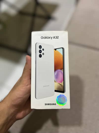 Samsung A32 pta official approved 6/128gb all ok only back glass crack