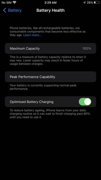 normal condition 24.4 GP