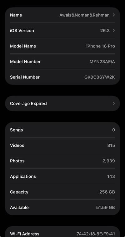 Iphone 16  pro  256 GB DESERT TITANIUM