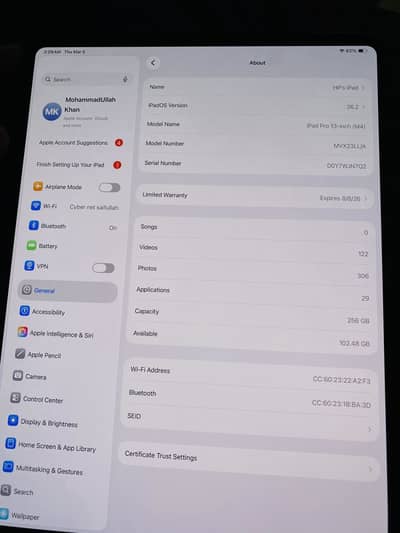 apple ipad m4 13 inch