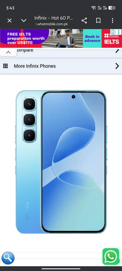 Infinix hot 60 pro 8 128