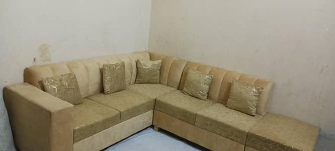 L shep sofa new