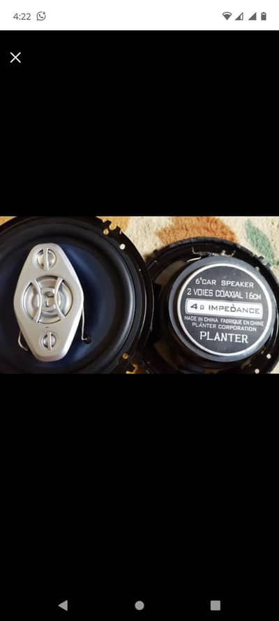 Original Imported branded Genuine Planter Door Coaxial speakers 6.5