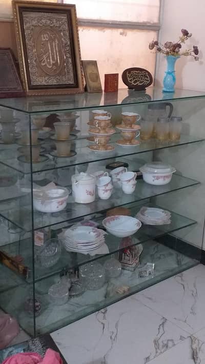 Doubble Door Glass Divider