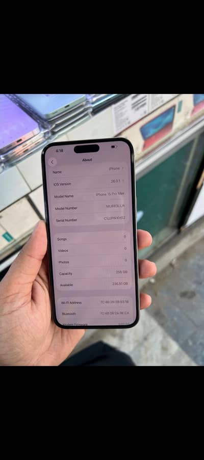 iphone 15pro max JV 256GB