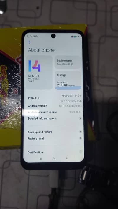 redmi 10 pro 6/128 wifi and finger not working pta approved
