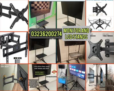 Tv stand Monitor stand lcd led walll mount brackets & Portable