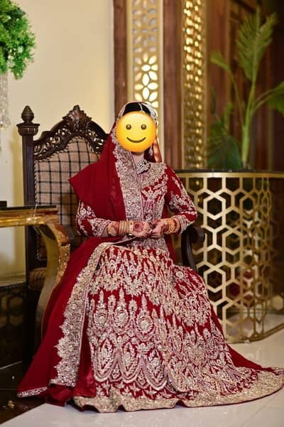 Heavy bridal lehenga