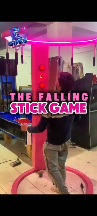 Falling Stick Game  wire buzzer boxer hammer  air hockey token rides
