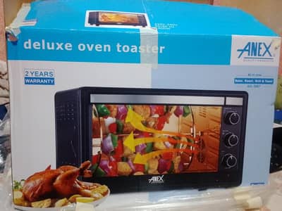 Anex oven brand new condition for urgent sale with complete box