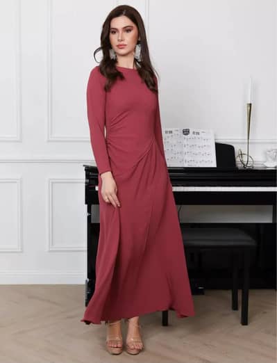 Sowears Red Maxi Dress for Women – Brand New