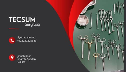 Gynea, General, Ortho, Dental, Neuro and vascular sets are available