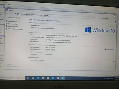 Fujitsu Core 2Due Laptop