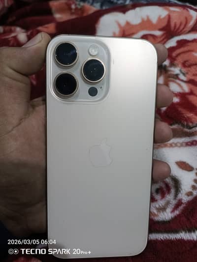 iPhone 16 pro max 256 Non Pta