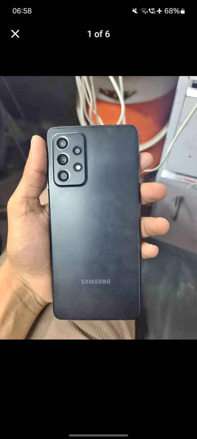 Samsung galaxy a52 with box
