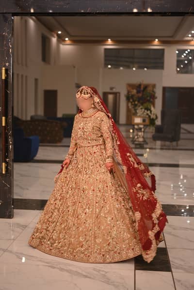 One time worn Bridal lehnga for sale