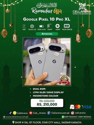 Ramadan Offer Google Pixel 10 Pro XL 9 Pro XL - CELLARENA