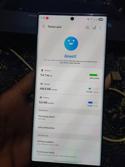 SAMSUNG S22 ULTRA 12GB/256GB Official PTA Approved Condition 10/9.5