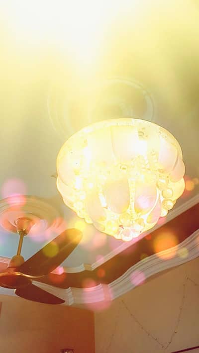 Chandelier fanoos fancy light