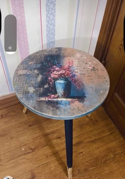 Hand painted coffee table