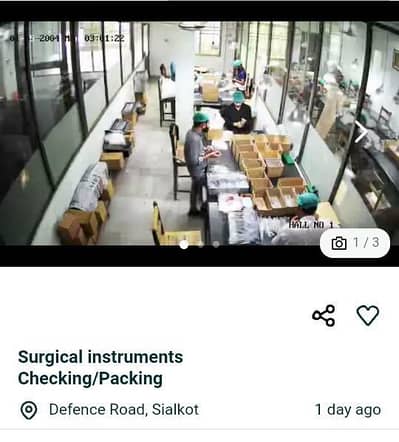 Surgical Instruments Checking Packing سرجیکل آلات