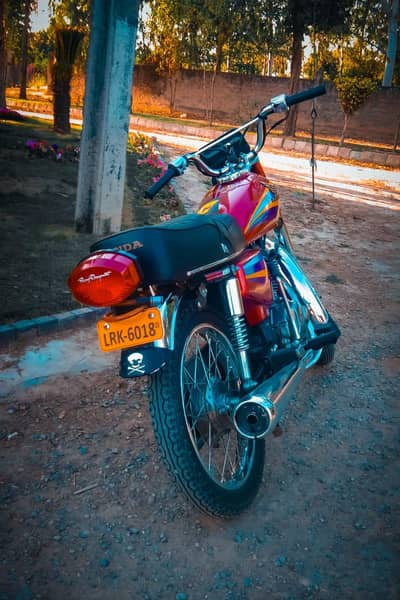 Honda CG 125 2003 model red colour for sale