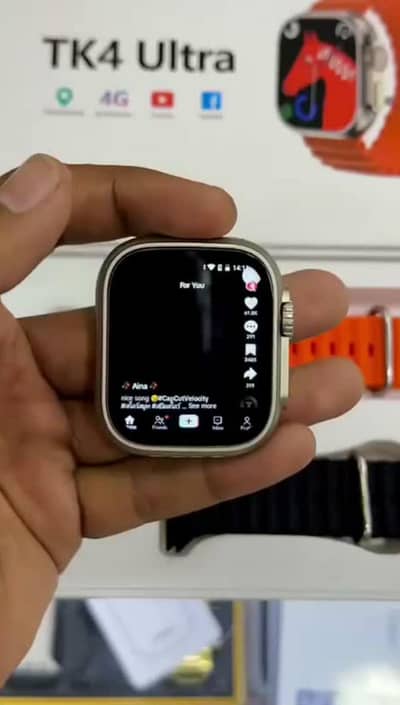 Tk4 ultra smart watch with sim card 5g 4/64