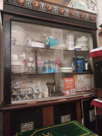 Bartno wala showcase complete for sale nice design khoobsart bana howa