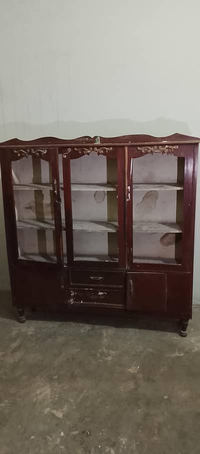 wooden dressing table,and showcase