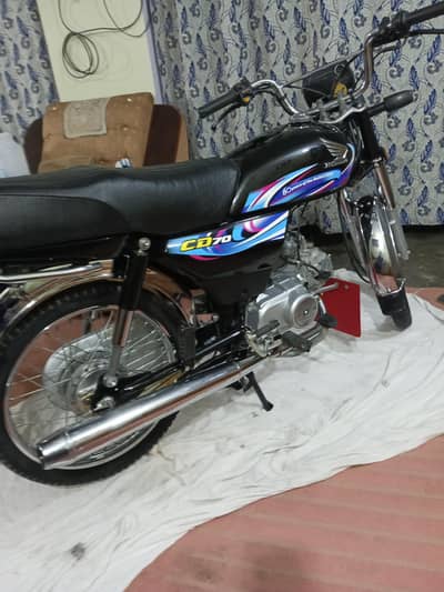 Honda CD 70 2024 model good condition