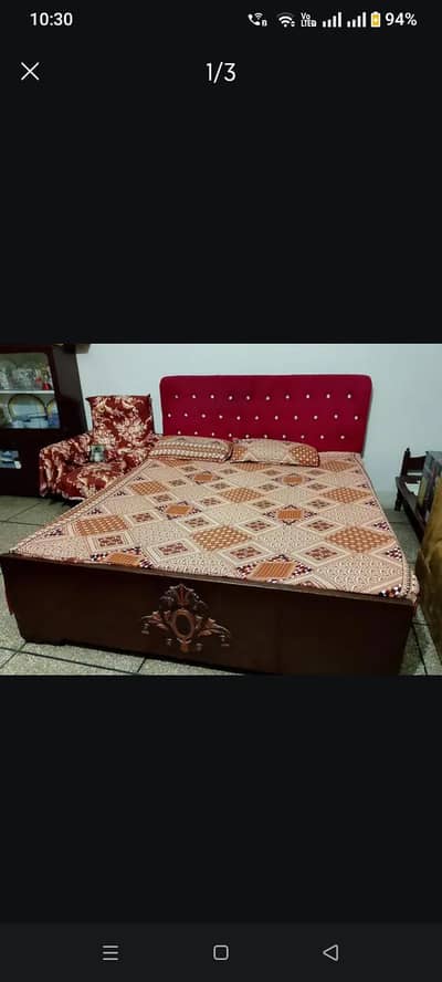 Poshish bed / Bouble bed/ Bed/ Wooden bed