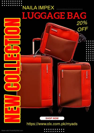 Luggage Suitcase American tourister Traveling Bag Imported Trolly Bag