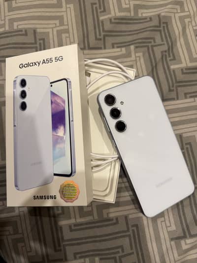 Samsung A55 5G white colour