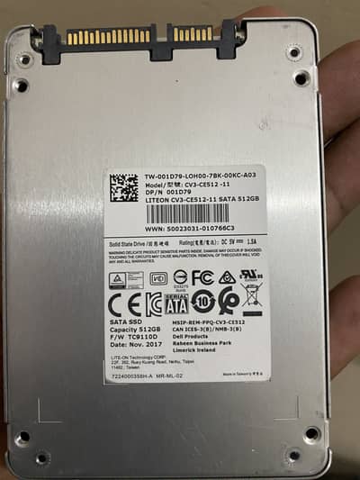 512gb ssd branded 100% health performance