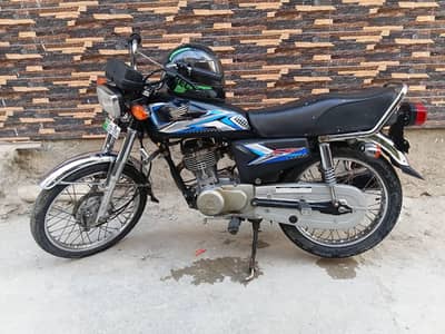 Honda 125 Bike | With Helmet | Model 2007 | Biometric Available