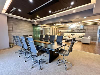 210 Seats Fully Furnished Office Rent Space Available For BPO Software House IT Companies Near Main Murree Road Near Shamsabad best location