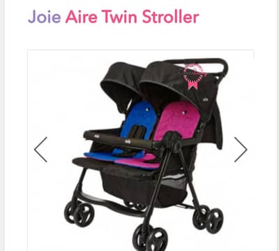 Double Pram side by side