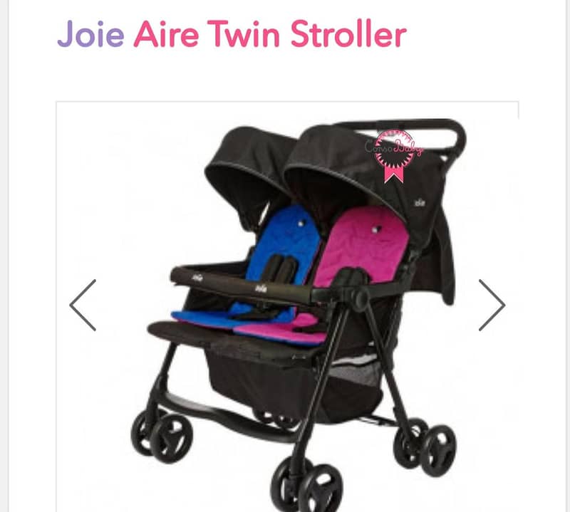 Double Pram side by side 0