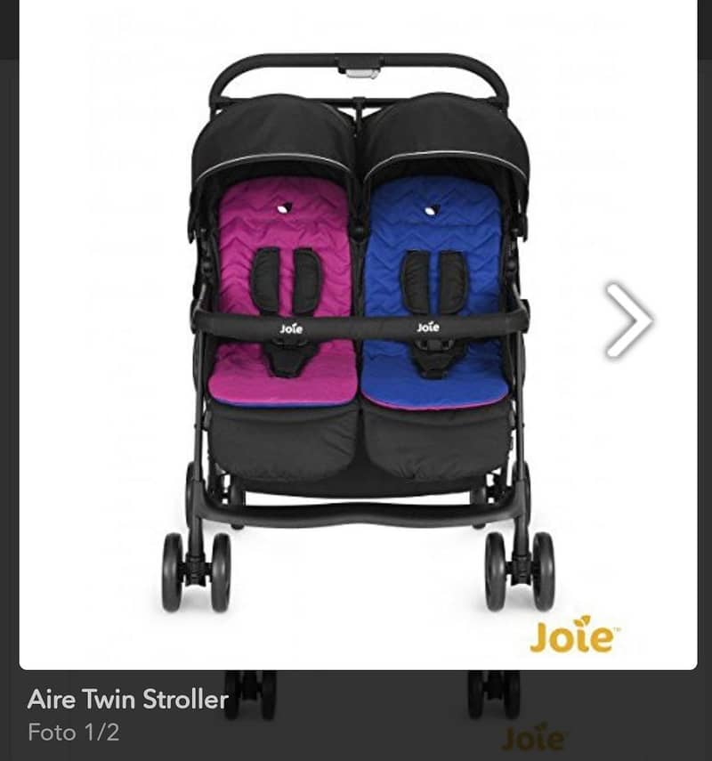 Double Pram side by side 2