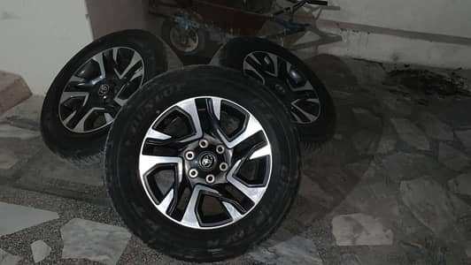 Imported Dunloop Tyre And Thailand Imported Rim For Toyota Fortuner 18