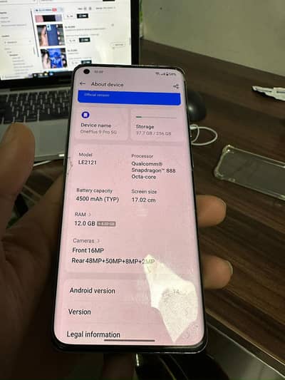 One Plus 9pro 12, 256GB