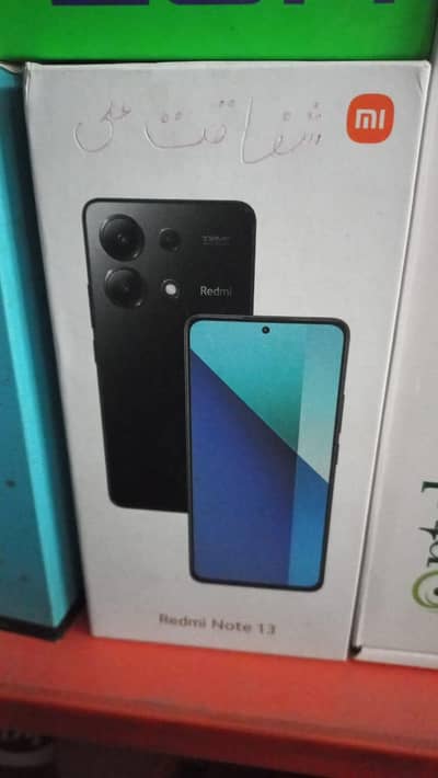 redme note 13 pta aproved with box and charger