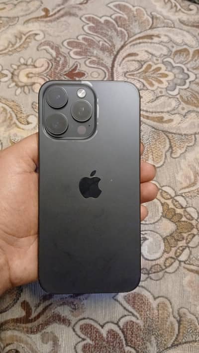 Iphone 15 pro max 256gb with box Black titanium
