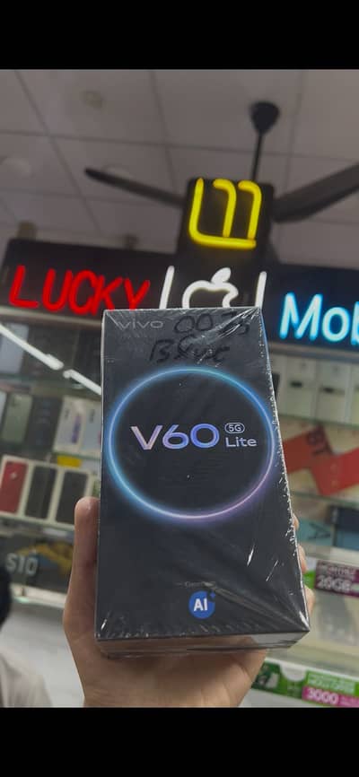Vivo V60 lite box pack 265gb stroge / Vivo mobile v60 lite
