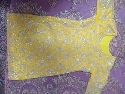 Mehndi or mayoon outfit