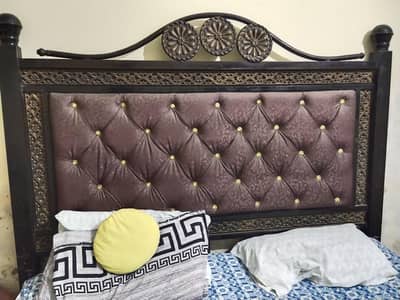 king size metal bed  uk from metress