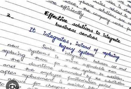 Handwriting assignment , Typing And Data Entry job Available