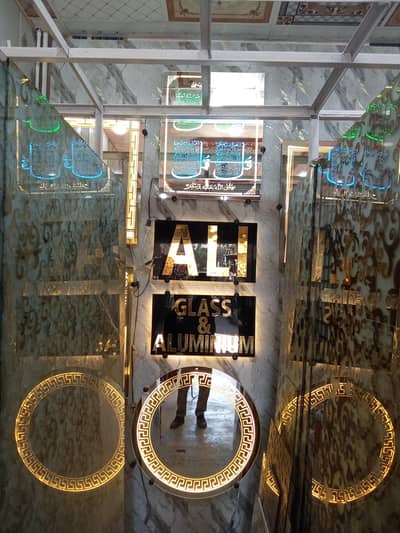 Ali glass  aluminium and all interior works