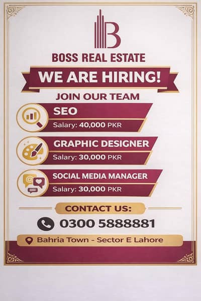We are Hiring SEO || Graphic Designer || Social Media Manager