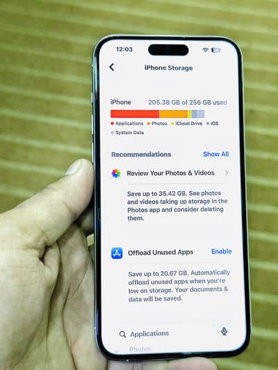 iPhone 15 pro max jv White titanium